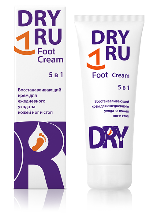 Dry Ru Foot Cream 5v1